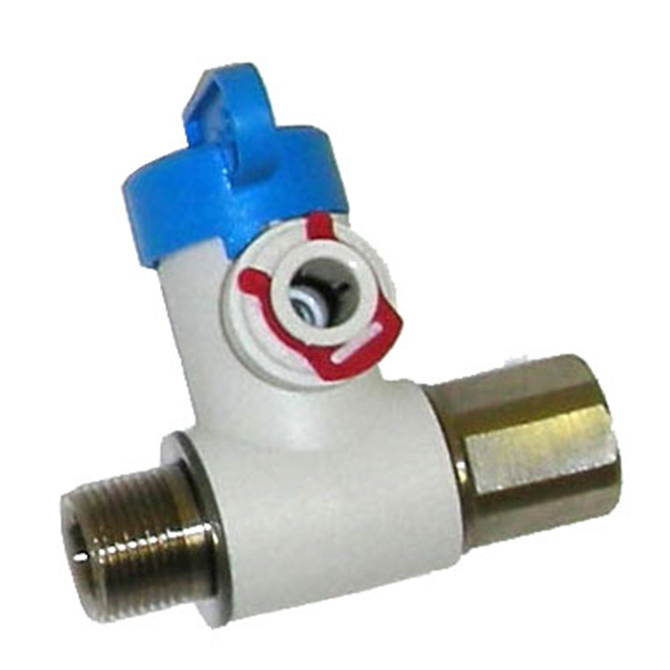 (image for) John Guest ASVPP6LF Angle Stop Valve 1/2" Male X 3/8" Female